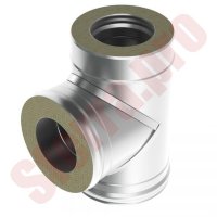 Сендвич-тройник 90   д 115/200 AISI 439/0,8мм + оц