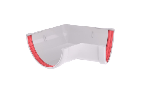 Угол желоба 135 град. Классика 120 белый RAL 9003 Grand Line