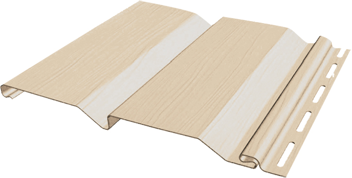 Сайдинг Дачный (0,205 х 3,5) S=0.72 м2 лён FineBer (18 шт.уп)