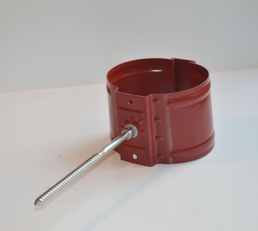 Держатель трубы на кирпич красный Д 100 мм ПЛД-02-P363