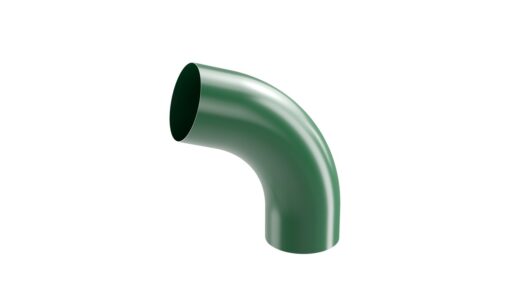 Колено сливное зеленое Д 100 мм ПЛД-02-6005