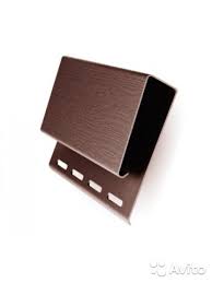 J-профиль широкий могано (наличник 65 мм) 3,05 м FineBer (16 шт.уп)