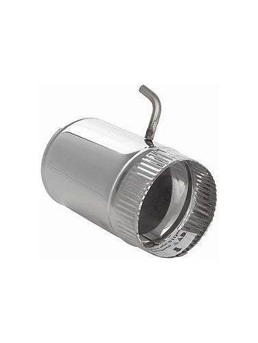 Шибер поворотный д.150мм - 0,25м нерж 0,5мм СМ 49709